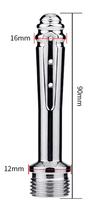 Embout de lavement en métal Fozz S 7 x 1.5cm