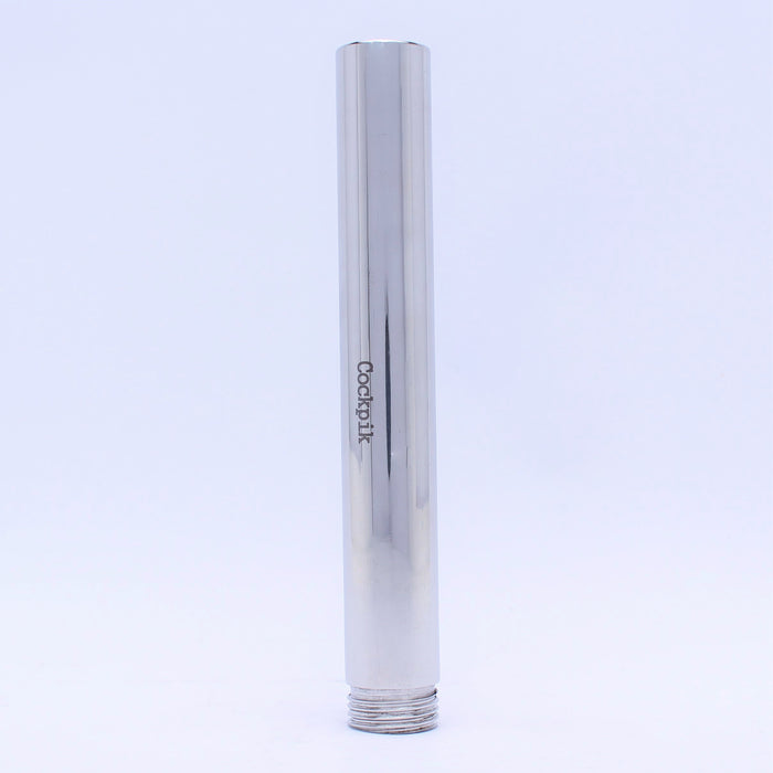 Embout de lavement en métal Long Steel 15 x 2.5cm