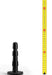 Embout Mega Strap On Insert Hung System Noir