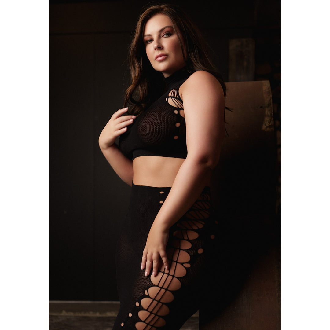 Ensemble 2 Pièces Grande Taille Kala Noir