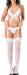 Ensemble 2 Pièces Soutien-Gorge et Porte-Jarretelles Blanc