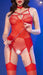 Ensemble Body et bas Aorelia Rouge