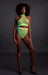 Ensemble Bustier et Culotte Filet Vert Fluo