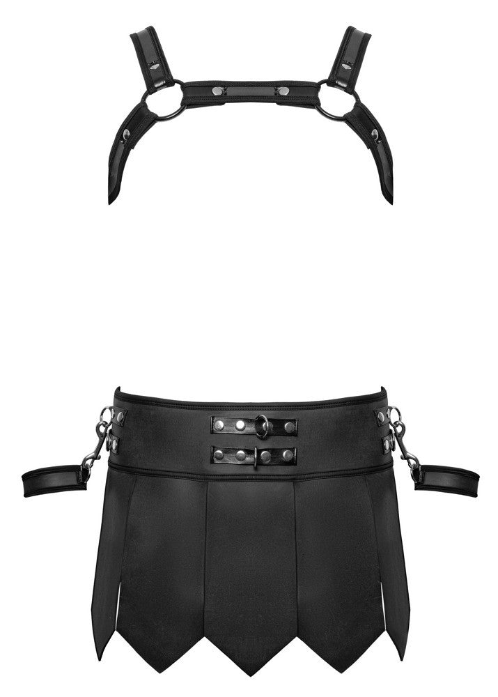 Ensemble Gladiateur Spartakus Noir