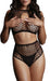 Ensemble Net Key Hole Noir