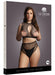 Ensemble résille Grande Taille Alya - Noir