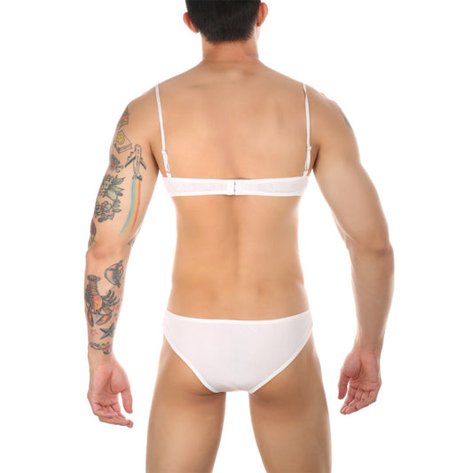 Ensemble Slip et Bra Tarmina Blanc