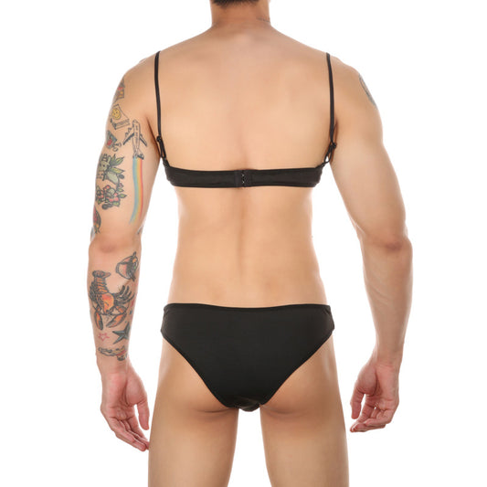 Ensemble Slip et Bra Tarmina Noir
