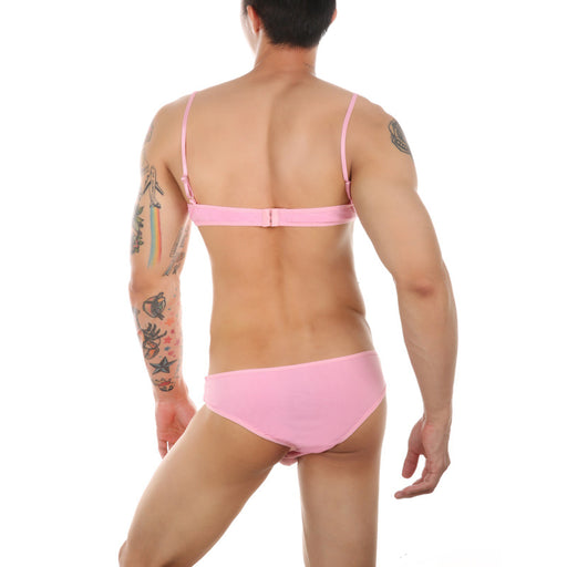 Ensemble Slip et Bra Tarmina Rose