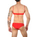 Ensemble Slip et Bra Tarmina Rouge