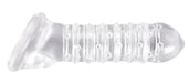 Etui pénien RIBBED Renegade Transparent 16 x 4 cm
