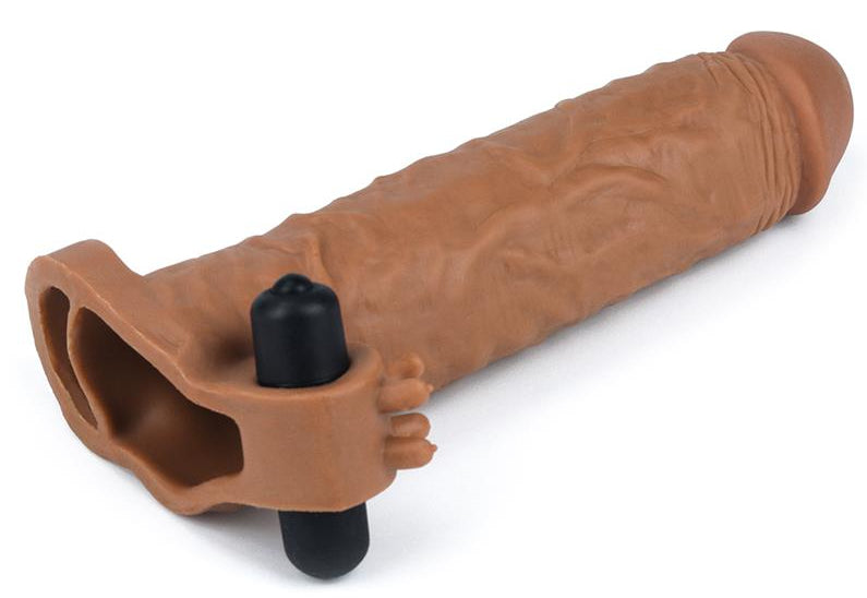 Etui pénien X-Tender n4 19 x 4.5cm Marron