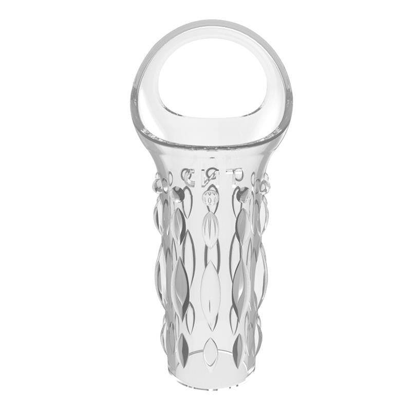 Etui pour Pénis Texturé Transparent 8 x 3.8cm