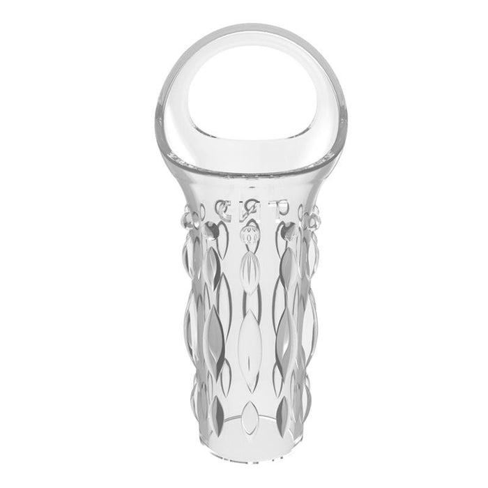 Etui pour Pénis Texturé Transparent 8 x 3.8cm
