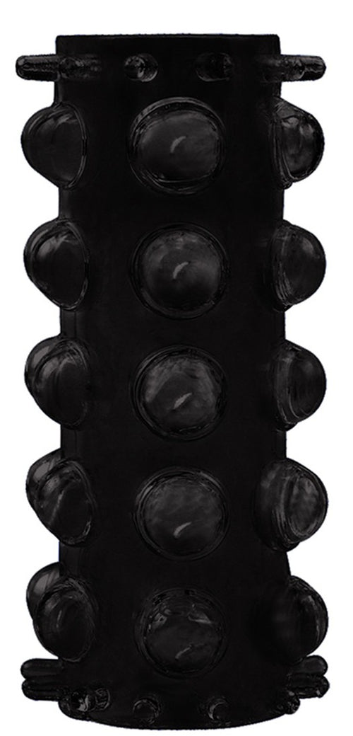 Etuis Texture Relief pour pénis Noir
