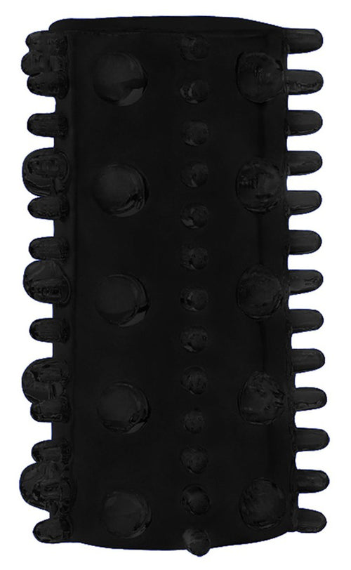 Etuis Texture Relief pour pénis Noir