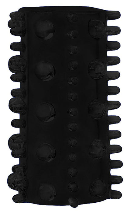 Etuis Texture Relief pour pénis Noir
