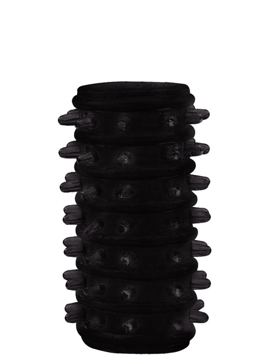 Etuis Texture Relief pour pénis Noir