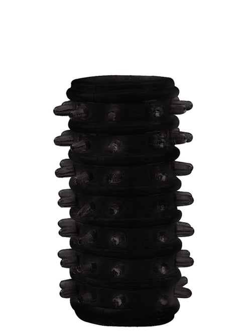 Etuis Texture Relief pour pénis Noir