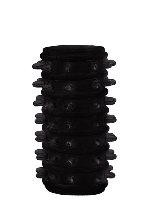 Etuis Texture Relief pour pénis Noir
