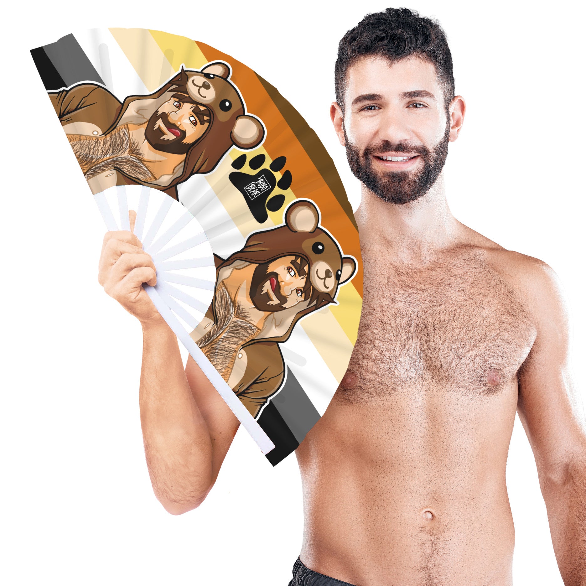 Éventail Adam Teddy 64cm