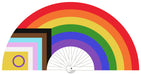 Éventail Géant Arc en ciel LGBTQIA 64cm