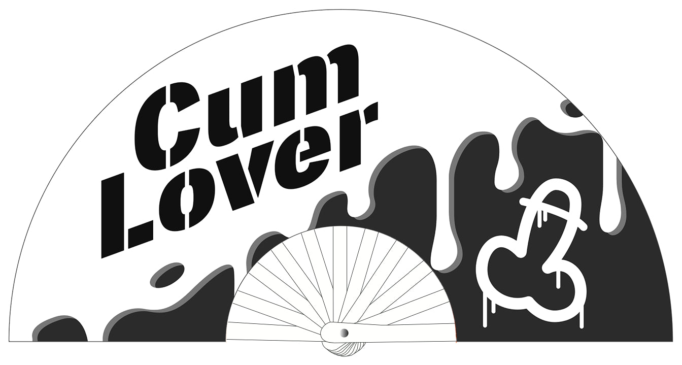Éventail Cum Lover 64cm