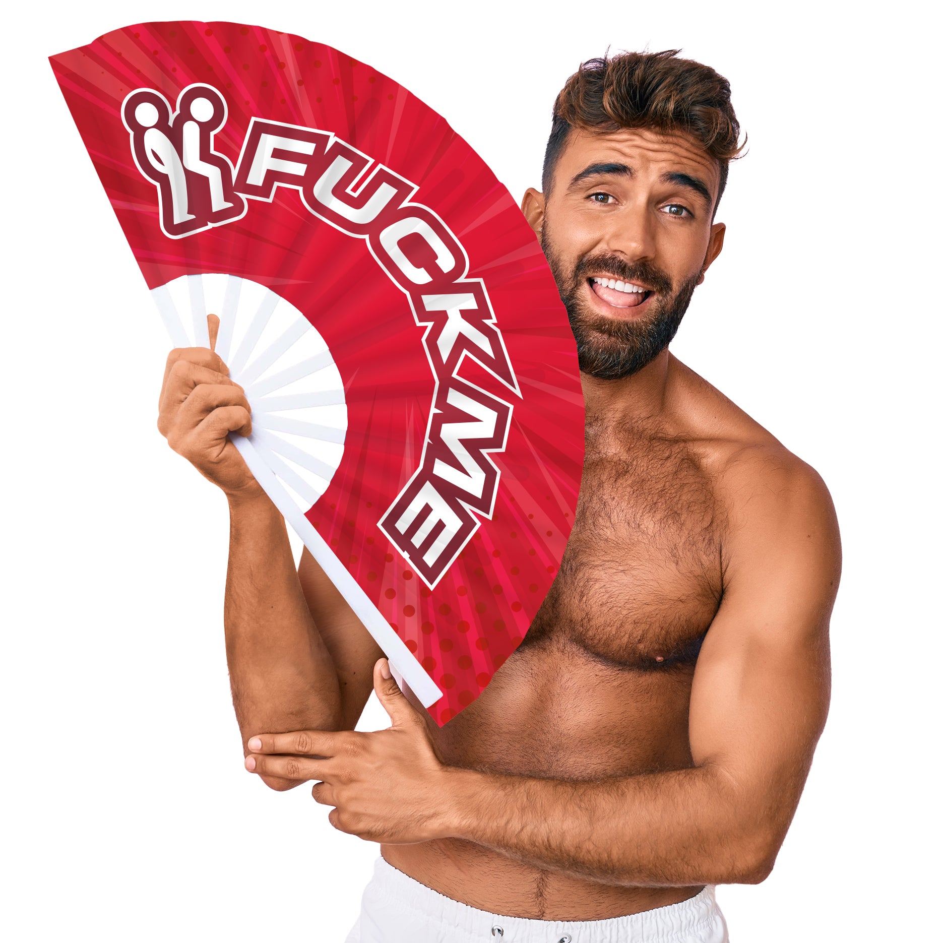 Éventail Géant Fuck Me 64cm