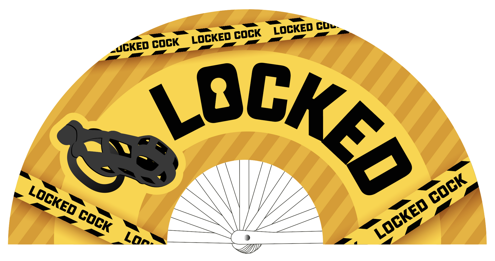 Éventail Géant Locked 64cm