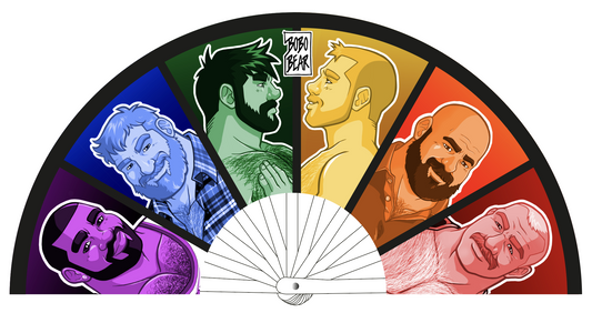 Éventail Géant Pride Palette 64cm