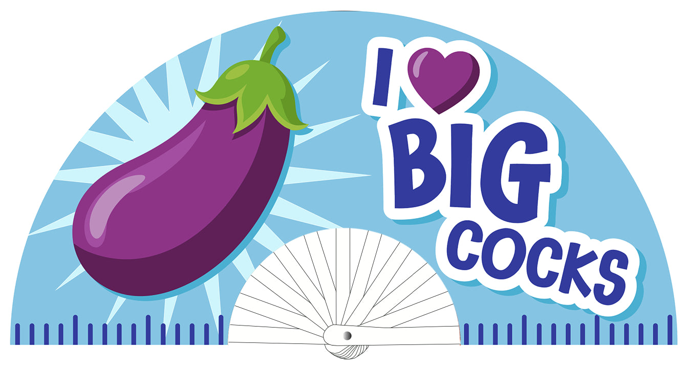 Éventail I Love Big Cocks 64cm