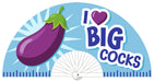 Éventail I Love Big Cocks 64cm