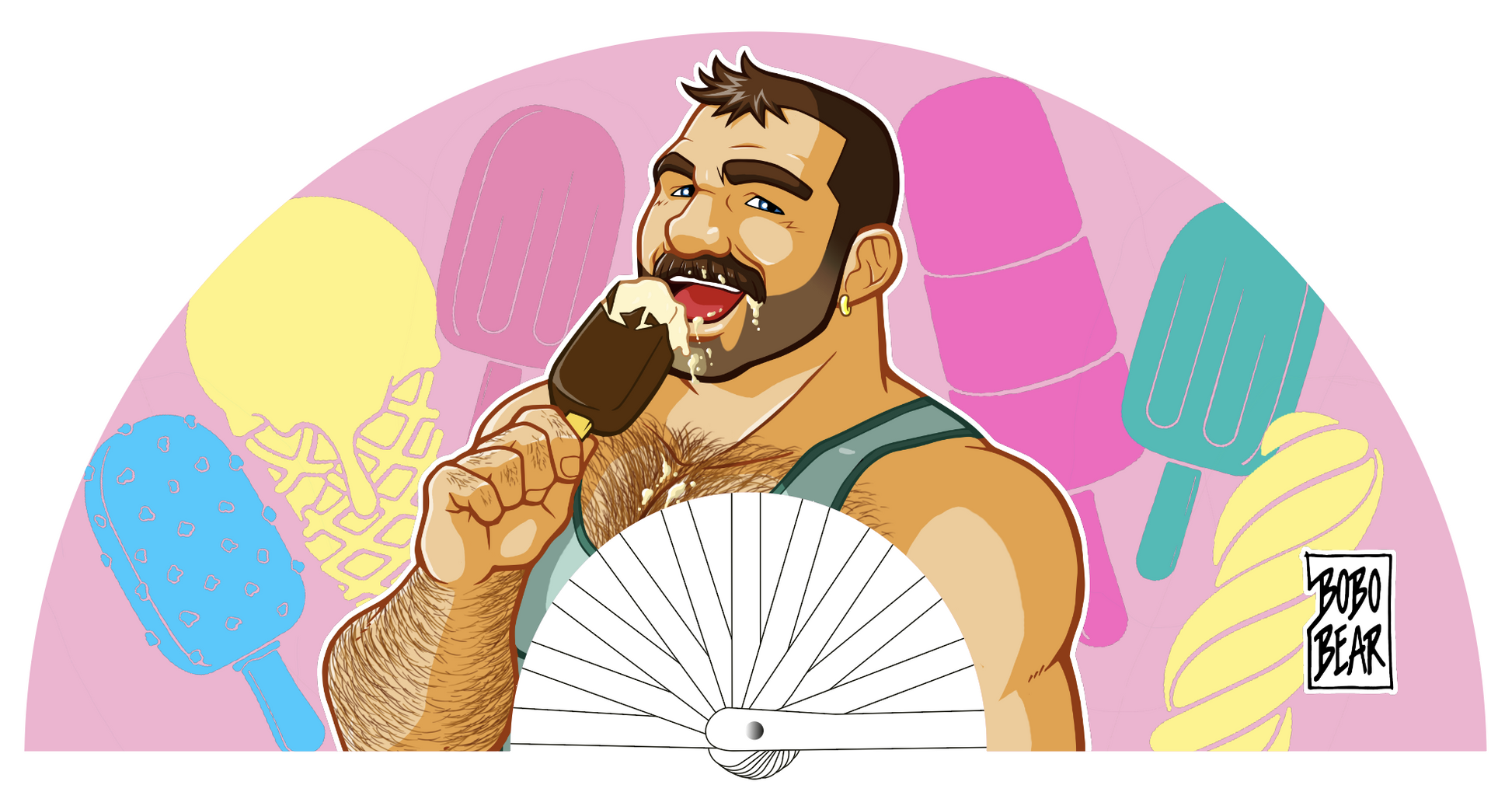 Éventail Ice cream 64cm