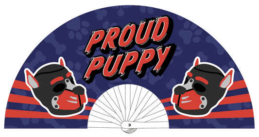 Éventail Proud puppy 64cm