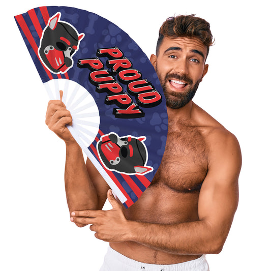 Éventail Proud puppy 64cm