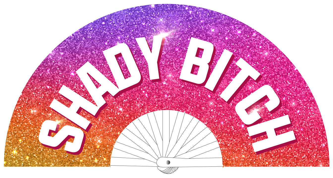Éventail Shady Bitch 64cm