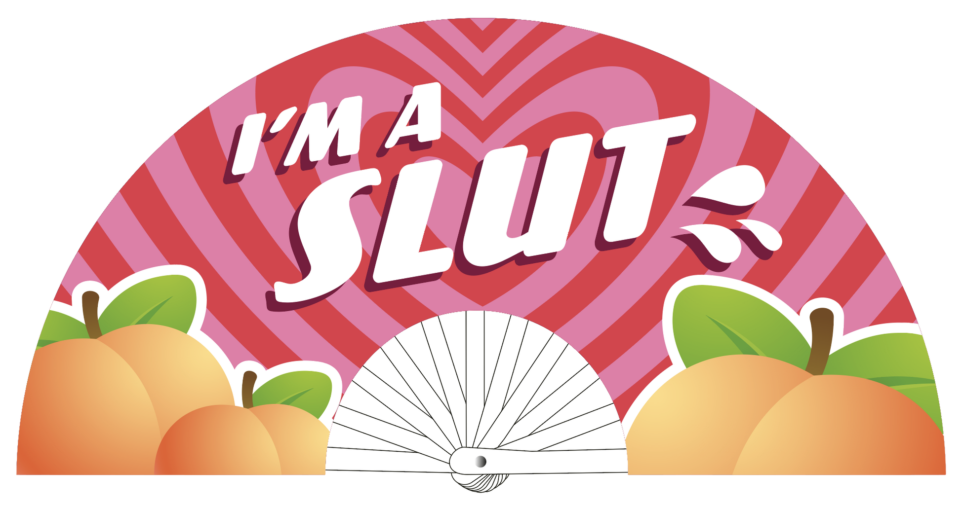Éventail Slut 64cm