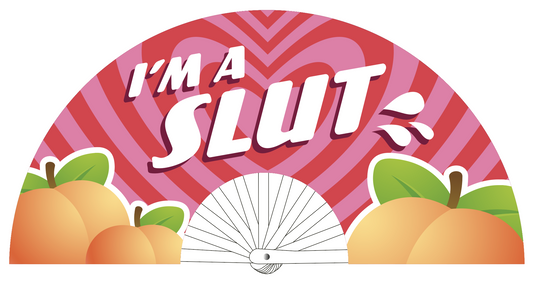Éventail Slut 64cm