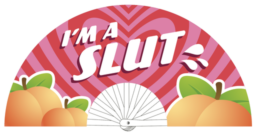 Éventail Slut 64cm
