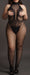 Combinaison ouverte Grande Taille Eryn - Noir