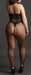 Combinaison ouverte Grande Taille Eryn - Noir