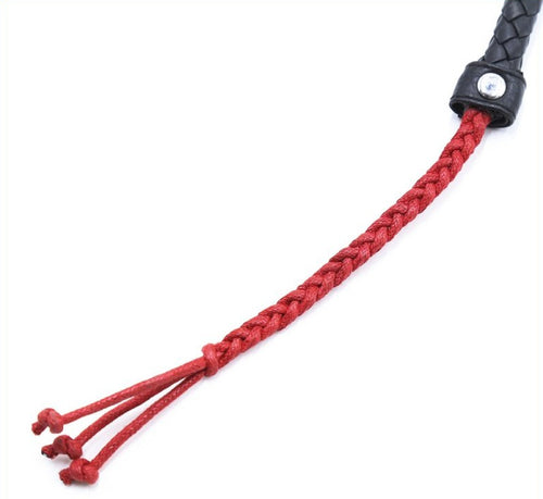 Fouet Chinese Design 90cm Noir-Rouge