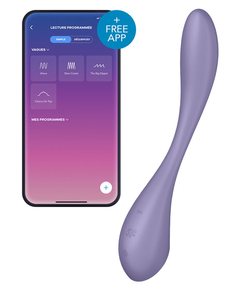 Vibro connecté G-Spot Flex 5 Satisfyer Mauve