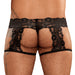 G-string Garter Scandal Lace Noir