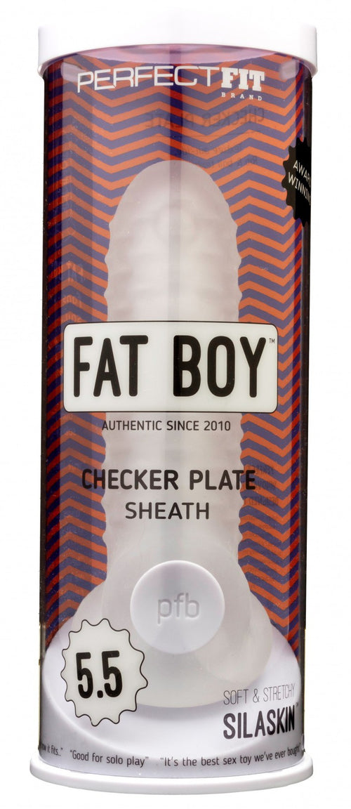 Gaine à pénis Fat Boy Checker Plate 14cm