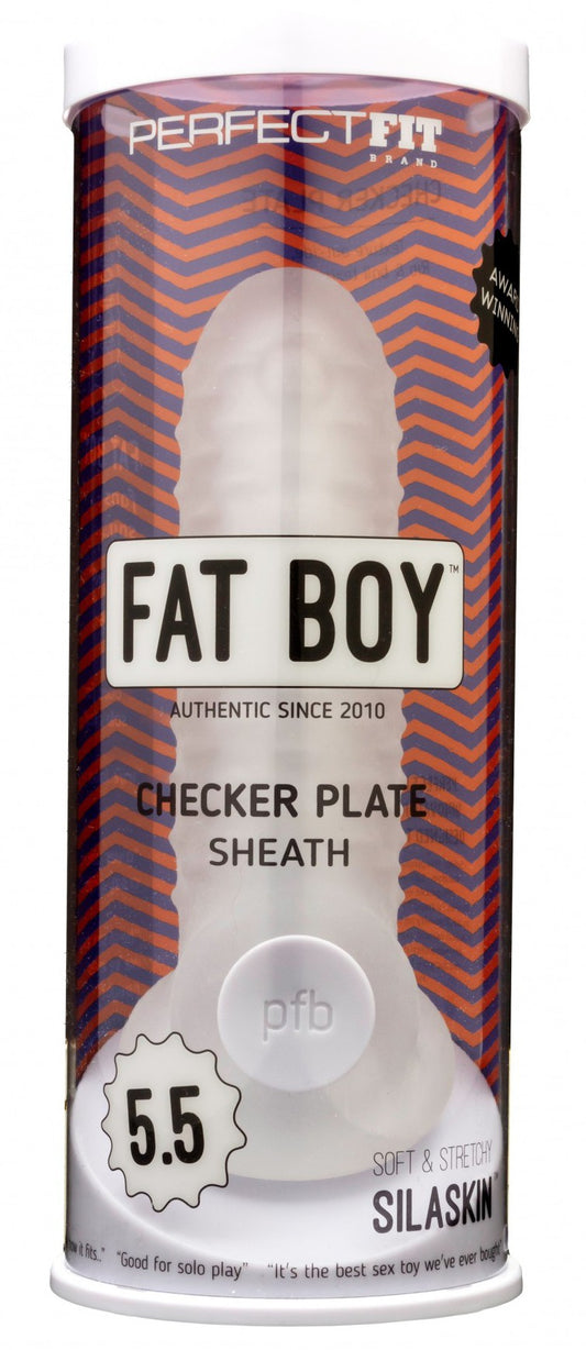 Gaine à pénis Fat Boy Checker Plate 14cm