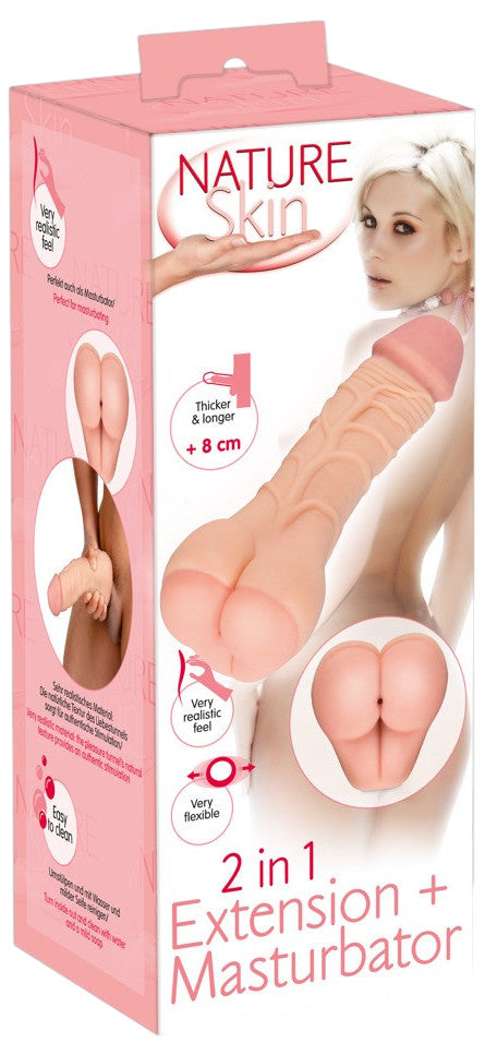 Gaine à Pénis Masturbateur Skiny assmat 17 x 5.2cm
