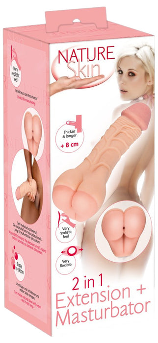 Gaine à Pénis Masturbateur Skiny assmat 17 x 5.2cm