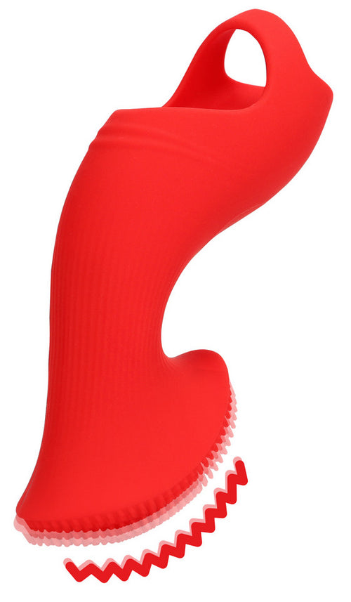 Gaine de Doigt Vibrante Lever de soleil rouge