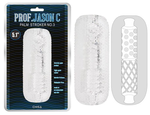 Gaine de masturbation Palm Stroker N3 - 12.5cm transparente